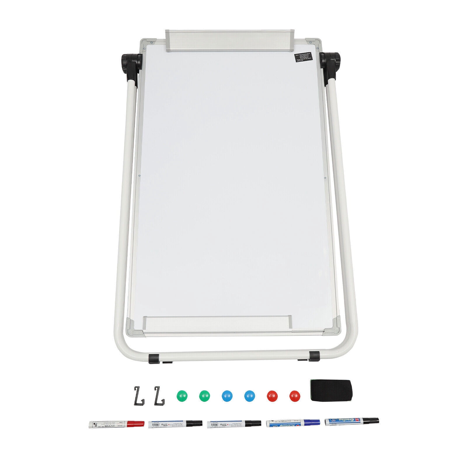 Easel Whiteboard 36 x 24 Inches Double Sided Magnetic Dry Erase Easel Board Height Adjustable Portable Easel Stand White Board for Office or Teaching at Home & Classroom (White)
