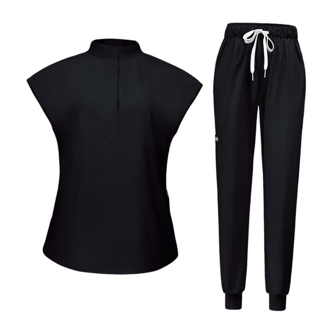 BELOVING Female Uniform Scrub Set Clothes Nurse Workwear for Pet Shop SPA Cosmetology S