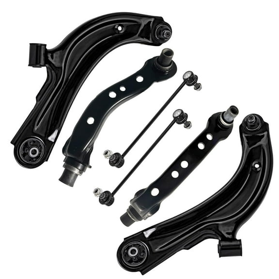 Detroit Axle - Front Control Arms Kit for 2013-2019 Nissan Sentra NV200, 2014 2015 2016 2017 2018, Lower Control Arms w/Ball Joints, Upper Control Arms, Sway Bars Replacement