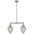 thumbnail image 6 of Innovations Lighting 209 Geneseo Geneseo 2 Light 21" Wide Linear Chandelier - Black, 6 of 7