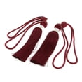 thumbnail image 4 of 1 par , bos colgantes para cortinas, alzapaños de cuerda, cortinas, alzapaños, bor, cuerda para ventana, para habitación de rojo Soledad Cortina Tieback borlas Fringe, 4 of 7