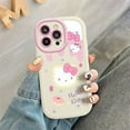 thumbnail image 1 of Original Sanrio Hello Kitty Phone Case For iPhone 14 13 11 12 15 Pro Max X XS XR 8 7 Plus Cartoon Cute Soft Shockproof Cover Y2K RJ, 1 of 7