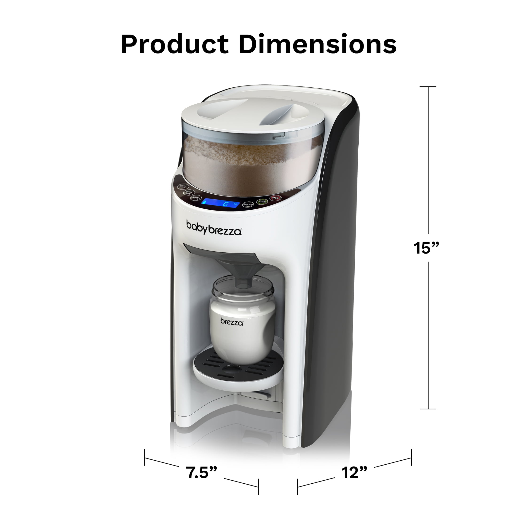 Baby Brezza Advanced Formula Maker - Bottle Machine, Water Baby Brezza Advanced Formula Maker - Bottle Machine, Water