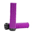 thumbnail image 4 of Puños para manillar de bicicleta, 1 par, resistentes a golpes, cómodos, universales, ergonómicos, para bicicletas de montaña y carretera. Púrpura, 4 of 8