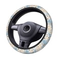 thumbnail image 4 of Yiaed Animals Travel World Map Steering Wheel Cover,Universal 15 Inch Anti Slip Steering Wheel Protector Car Accessories Interior for Auto Truck SUV, 4 of 5