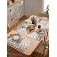 thumbnail image 6 of 2024 Placemat Easter Spring Egg Rabbit Kitchen Dining Table r Accessories 4/6pcs Heat Resistant Tableware Mat, 6 of 7