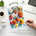 thumbnail image 3 of FORMRS Acrylic Clipboard with Low Profile Clip Standard A4 Letter Size, 12.5" x 9", Watercolor Tomatoes, 3 of 8