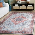 thumbnail image 4 of SAFAVIEH Tucson John Traditional Machine Washable Area Rug, Red/Blue, 3' x 5', 4 of 16