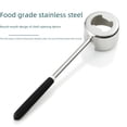 thumbnail image 4 of Stainless Steel Coconut Opener Tool Set - Efficient Coconut Water & Meat Extractor Kit with Small Opener, Wooden Handle Hammer, Coconut Meat Scraper, and Mini Opener - Durable, Corrosion-Resistant, 4 of 5