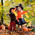 thumbnail image 1 of Halloween Candy Bag Multifunctional Holders Palm Shape Storage Reusable Candy Party Orange, 1 of 6