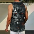 thumbnail image 4 of Aloohaidyvio Tank Tops for Men Big and Tall,2024 New Men's Crewneck Workout Tank Top Gym Muscle Tee Fitness Sleeveless Mens Shirts Casual Summer Clothes, 4 of 6