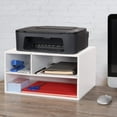 thumbnail image 2 of ANHXN printer stand with storage, suitable for home/office, printer lift, 2 of 7