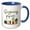 Blue/White, variant on 3drose, Gardening Guru Design, 11oz Two-tone Black Mug