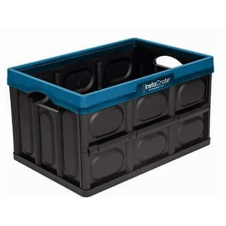 Greenmade Instacrate Black: Collapsible Storage Crate, Foldable