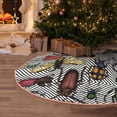 thumbnail image 5 of Sikiie Bright Insects Nativity Christmas Tree Skirt, Jesus Christian Winter Holiday Tree Mat Decoration(30-48IN)30", 5 of 6