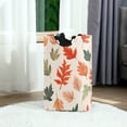 thumbnail image 6 of Yayeee Freestanding Laundry Hamper with Handle Collapsible Large Storage Basket for Clothes, Red Autumn Leaves, 6 of 7