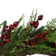 thumbnail image 5 of Northlight Mixed Pine and Berries Artificial Christmas Wreath - 26 inch, Unlit, 5 of 6