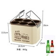 thumbnail image 2 of Indoor Outdoor & Glass Rack Stand by Platform Competitors Stainless Steel Ice Bucket for Home Bar & Beverage Display Durable Modern Design, 2 of 5