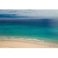 thumbnail image 2 of Bibikow, Walter 32x23 White Modern Wood Framed Museum Art Print Titled - Canary Islands-Fuerteventura Island-Costa Calma-high angle view of Playa de Sotavento beach, 2 of 4