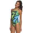 thumbnail image 2 of Sporti Spiffiez Comic Effects Thin Strap One Piece Swimsuit (36, Red White & Blue), 2 of 6