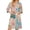 Army Green(Vintage Floral Print), variant on Zipper Lightweight Robes for Women Loose Fit Summer Bathrobes for Women Zipper Front 3/4 Sleeve Knee Length Vintage Floral Print Trendy Pajama Loungewear with Pockets Army Green XL