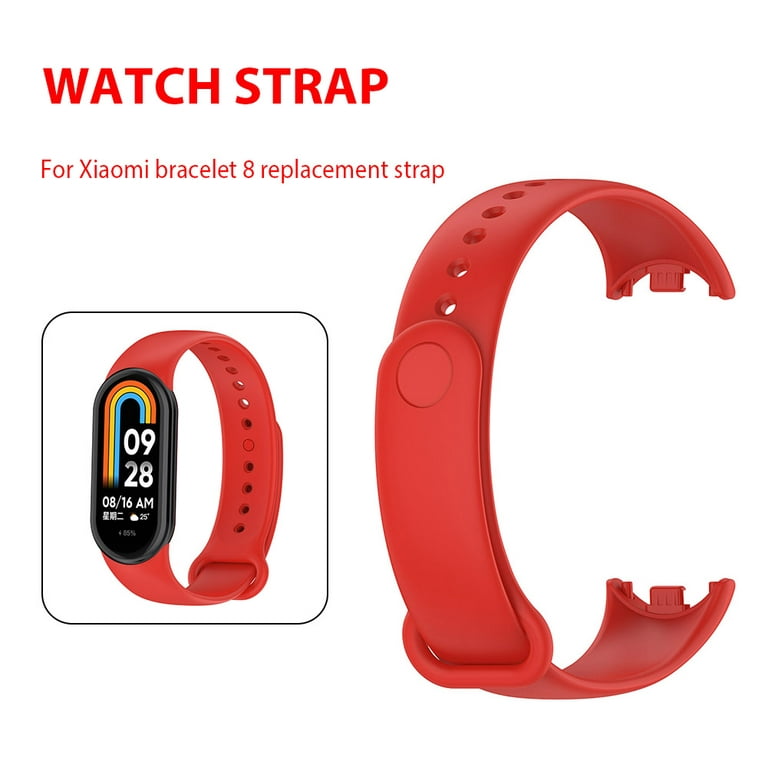 For Xiaomi Redmi Watch 4 Dual Color Silicone Watch Band Wrist Strap -  Black+Red Wholesale