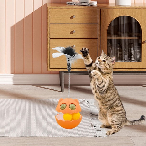 Juguetes para gatos perfecl juguete interactivo con hierba gatera