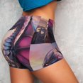 thumbnail image 4 of Fotbe Dragon Shorts Sin Costuras – Shorts Deportivos de Cintura Alta para Mujer, Elásticos para Gimnasio, Yoga, Running o Ciclismo-Medium, 4 of 8