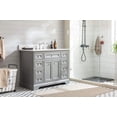 thumbnail image 2 of Ari Kitchen & Bath South Bay 43" Solid Wood Bathroom Vanity in Gray, 2 of 6