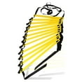 thumbnail image 2 of QualitChoice Training Ladder with Carry Bag Football Stair Step Rope Speed Ladders Nylon Exercise Drills Equipment Household Yellow 3Meter, 2 of 6
