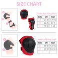 thumbnail image 2 of 6pcs / Set Protective Gear Set for Kids/Boys/Girls/Toddlers Knee Pads Elbow Pads Wrist Guards Adjustable Strap for Skateboarding Inner Skateboard Cycling Skating Bike BMX Scooter, 2 of 5