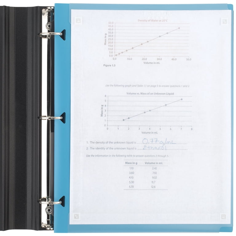 Five Star Customizable 2-Pocket Plastic Folder Plus Study App 4