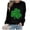 Black-2, variant on Ohufall Womens St. Patrick's Day Sweatshirt Plus Size Spring Shamrock Printed Long Sleeve Round Neck Casual Tee Tops