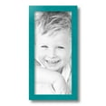 thumbnail image 2 of ArtToFrames 7" x 15" Aqua Picture Frame, 7x15 inch Green Wood Poster Frame (WOM-4428), 2 of 8
