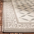 thumbnail image 4 of Safavieh Courtyard Cohen Bordered Indoor/Outdoor Area Rug, Beige/Dark Beige, 5'3" x 7'7", 4 of 6