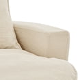 thumbnail image 6 of Harper & Bright Designs 360° Swivel Accent Chair, Barrel Chair Swivel Round Sofa Chair with Cushion and 3 Pillows for Living Room, Beige, 6 of 8