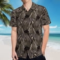 thumbnail image 5 of High Quality Hawaiian Shirts for Men Short Sleeve Aloha Beach Shirt Floral Summer Casual Button Down Shirts Blouses UKPKPK, 5 of 7