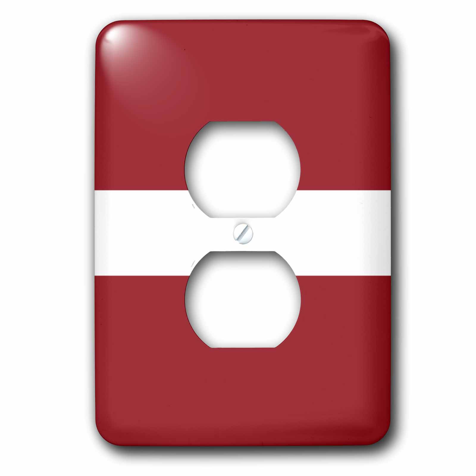 3dRose Flag of Latvia Latvian dark red maroon and white stripes