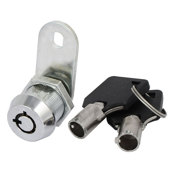Cerradura tubular con llave diferente para puerta de gabinete de correo, cilindro de 17 mm