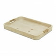 thumbnail image 2 of Natural White Curved Wood Tray, 2 of 4