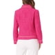 thumbnail image 3 of Chaquetas de cuello INSPIRE CHIC para mujer, de manga larga, con botones de perla y bolsillos, abrigos con ribete en contraste, color rosa intenso, 3 of 6
