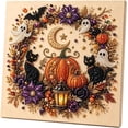 thumbnail image 2 of Halloween Ghost Pearl Art DIY Kit, Spooky Cute Diamond Painting Crafts for Adults, Fall Home Decor Wall Art Painting Kit, 2 of 13