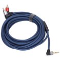 thumbnail image 1 of RCA Connector Cable,Right Angle 3.5mm Male RCA Adapter Cable RCA Cable Masterfully Created, 1 of 14