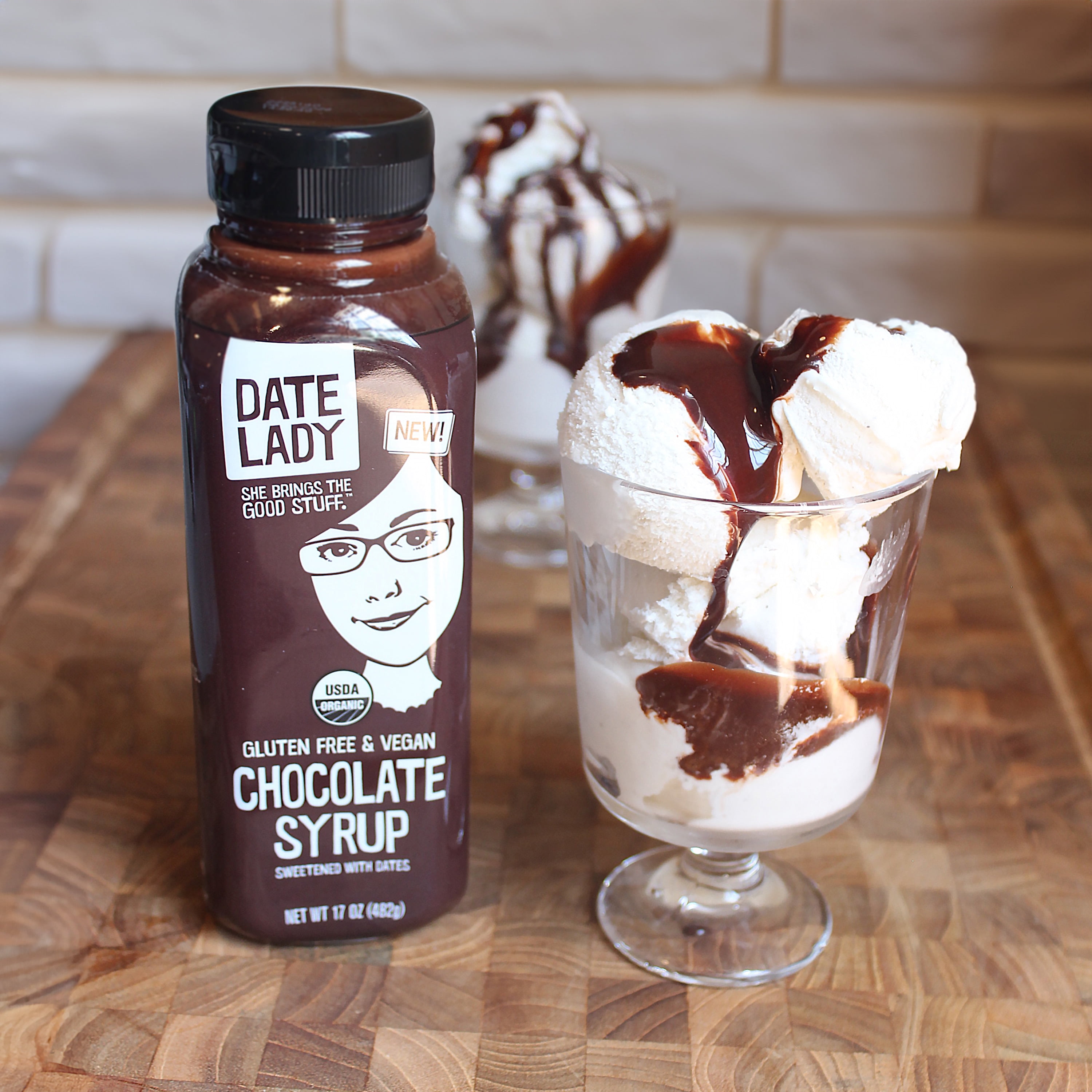Date Lady Chocolate Syrup | Sweetened only with dates | No refined sugar, corn syrup or flavoring.