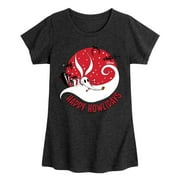 Nightmare Before Christmas - Happy Howlidays - Girls Fitted Short Sleeve Tee