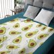thumbnail image 2 of Manta Darani Strawberry ligera, súper suave y acogedora, manta de franela suave, cálida y liviana, 80 x 60, grande, para cama de adultos, 2 of 7