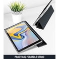 thumbnail image 7 of Galaxy Tab A 10.5 2018 Case, Poetic Smart Cover Case w/Flexible Soft Clear TPU Back, Slim-Fit Trifold Stand Folio Front, Auto Wake/Sleep, Lumos X Series, SM-T590/T595, Black, 7 of 7