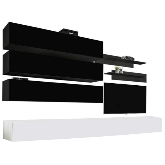 Fly J 30TV Wall Mounted Floating Modern Entertainment Center