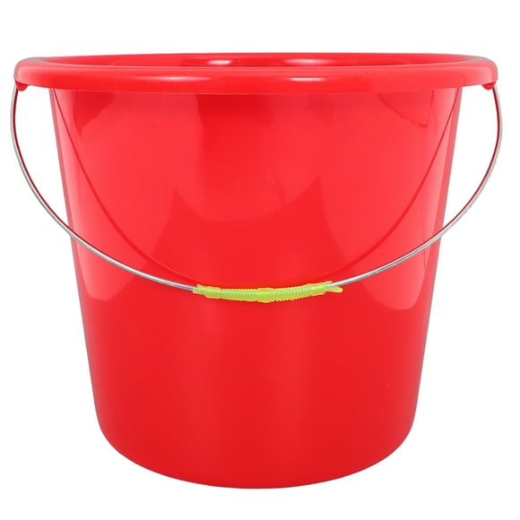 Cubo de agua de plástico con asa Cubo de agua para uso general Contenedor de agua Cubo de jardinería Cubo de agua Soporte de agua para jardinería Cuidado de mascotas Limpieza