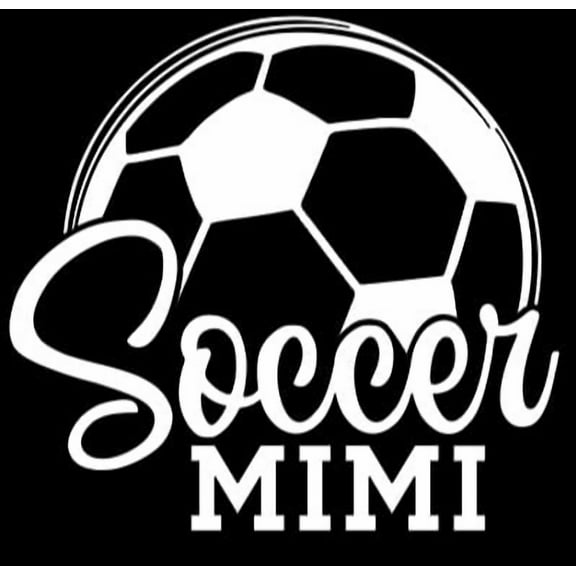 Soccer Mimi - Car Window - Premium Vinyl Decal/Sticker